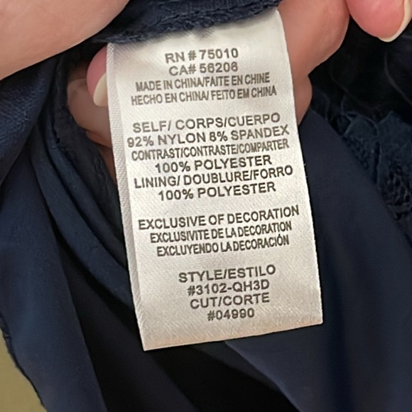 CITY TRIANGLES Scalloped Lace A-Line Dress - Picture 9 of 15